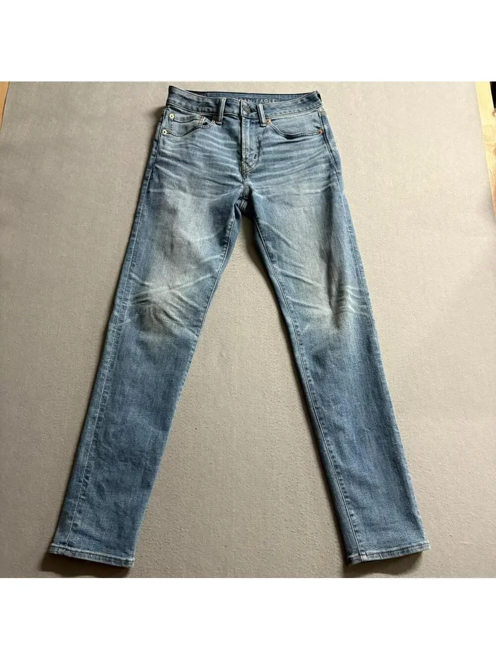 American Eagle Airflex Athletic Fit Jeans Mens 28x32 Blue Stretch Denim